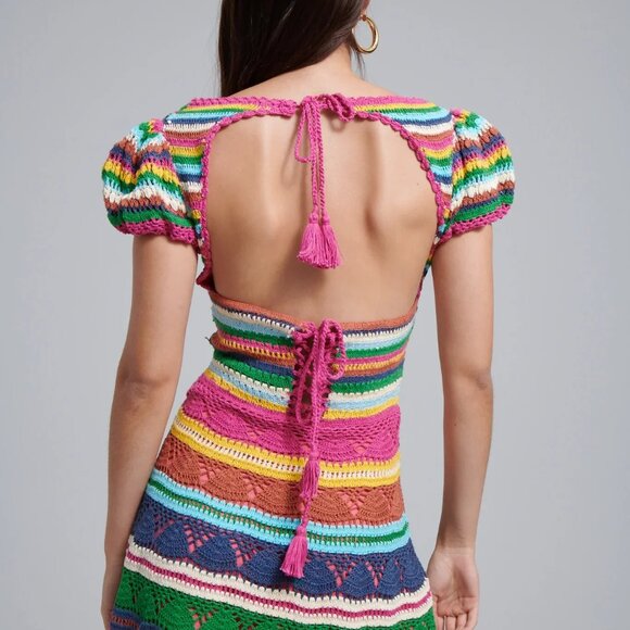 Love The Label Larona Crochet Dress S - Picture 3 of 16